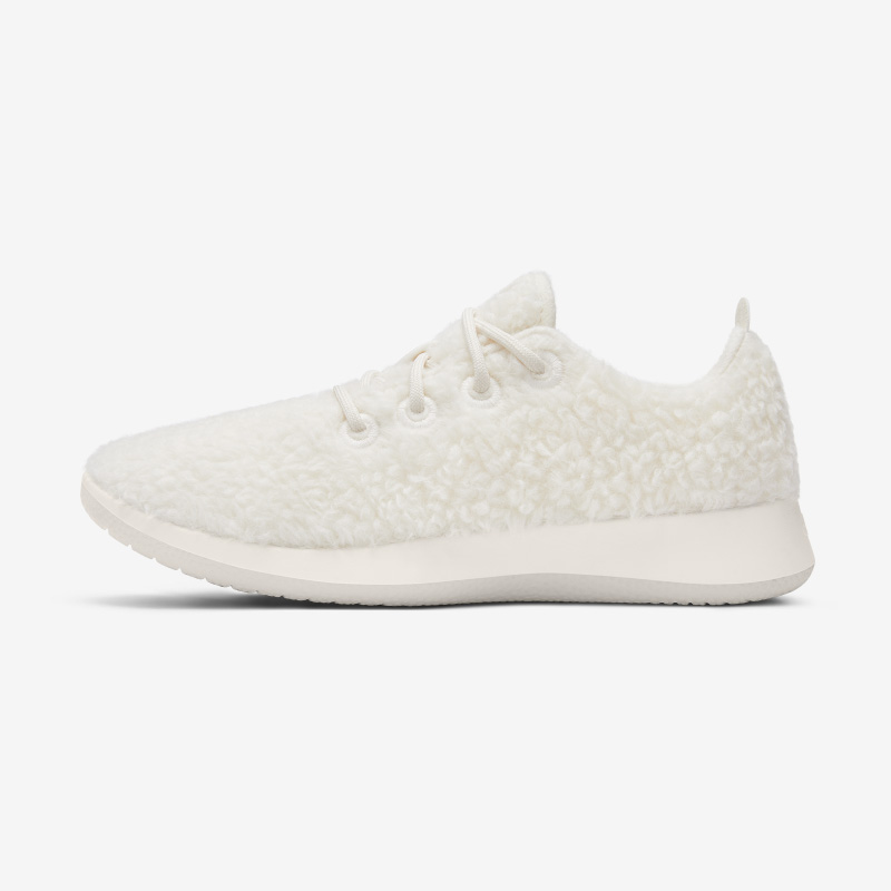 Smallbirds Wool Runners - Big Kids - Natural White Fluffs ID=1yFHQuzV