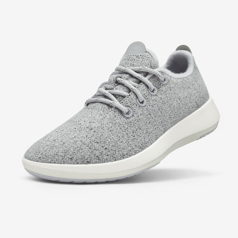 Women's Wool Runner Mizzles - Light Grey ID=AfIwDIxu