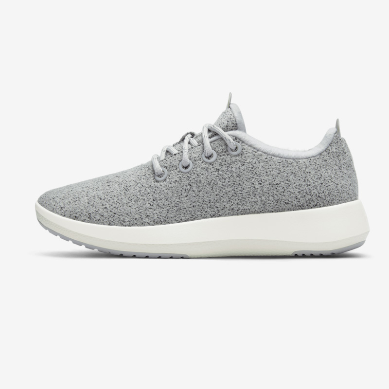 Women's Wool Runner Mizzles - Light Grey ID=AfIwDIxu