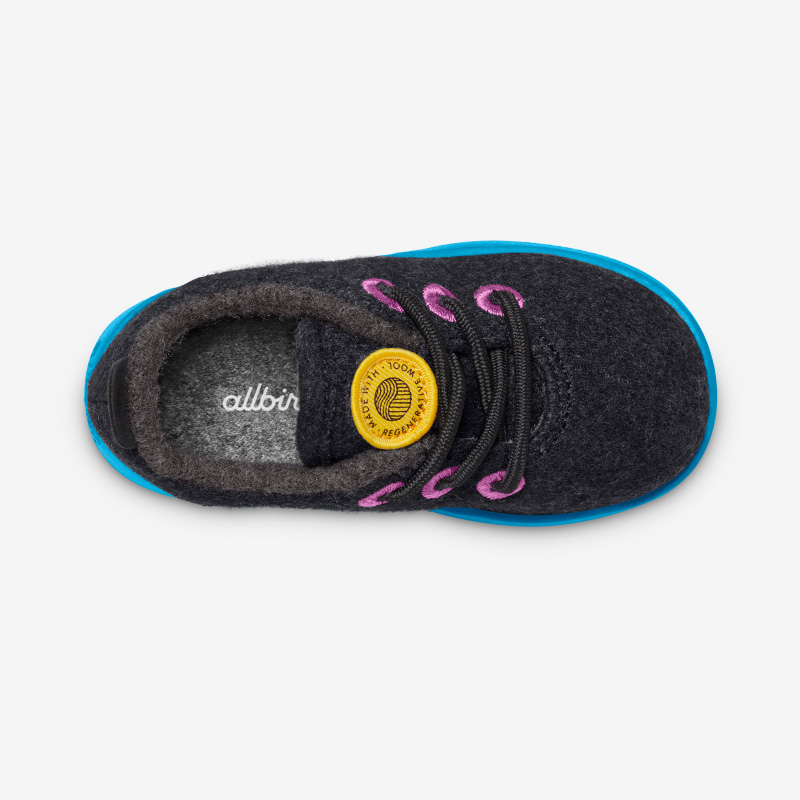 Smallbirds Wool Runners - Little Kids - Natural Black ID=Dz1m6rfn