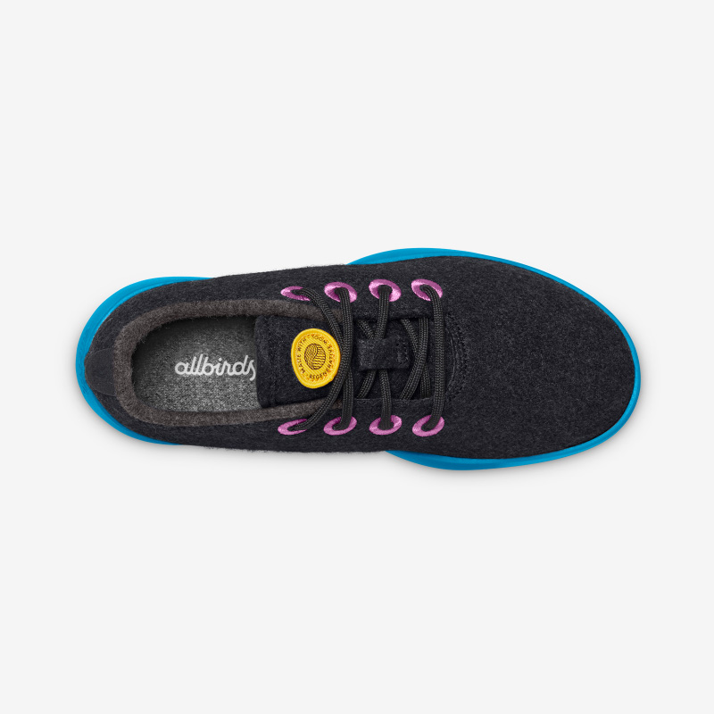 Smallbirds Wool Runners - Big Kids - Natural Black ID=FL5yCkVF