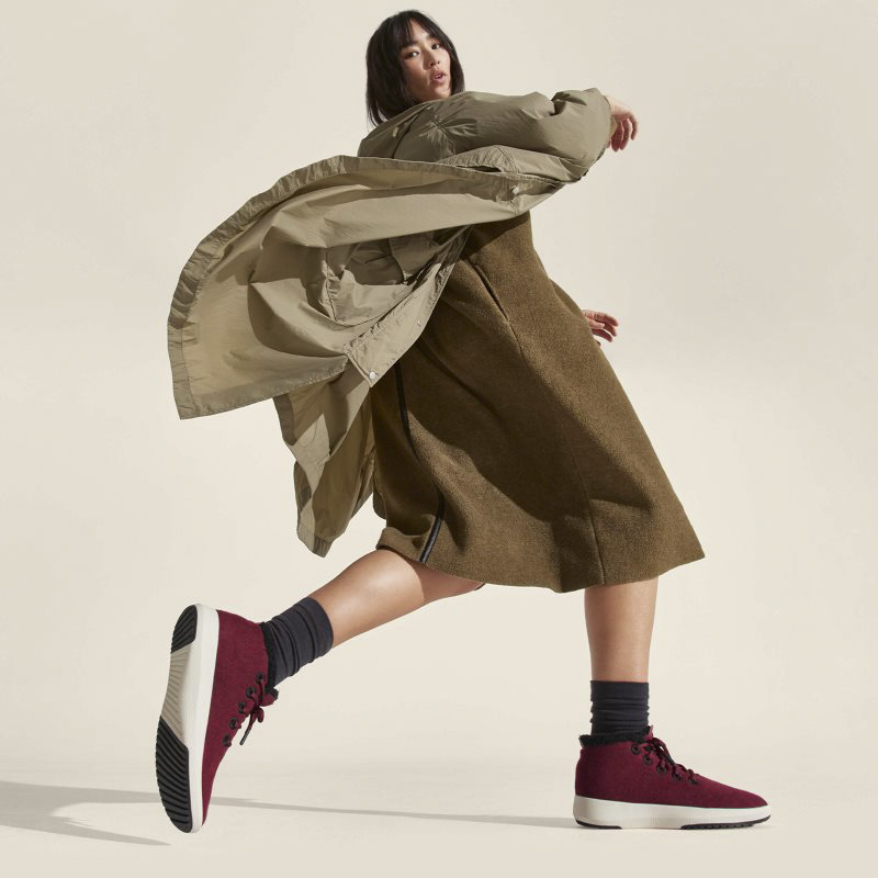 Women's Wool Runner-up Mizzle Fluffs - Calm Coral ID=FxjGjUU8
