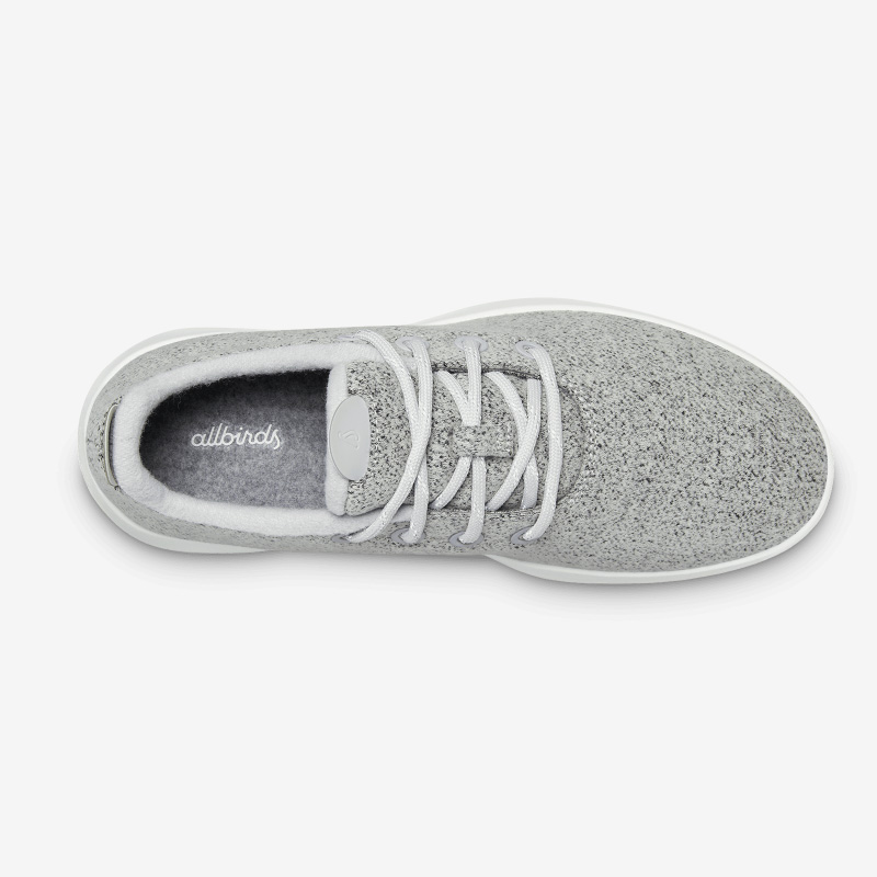 Men's Wool Runner Mizzles - Light Grey ID=MZDiMgr6