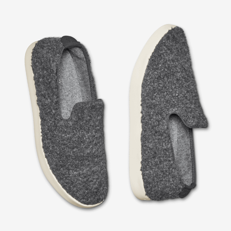 Women's Wool Lounger Fluffs - Natural Grey ID=RREfE3dy