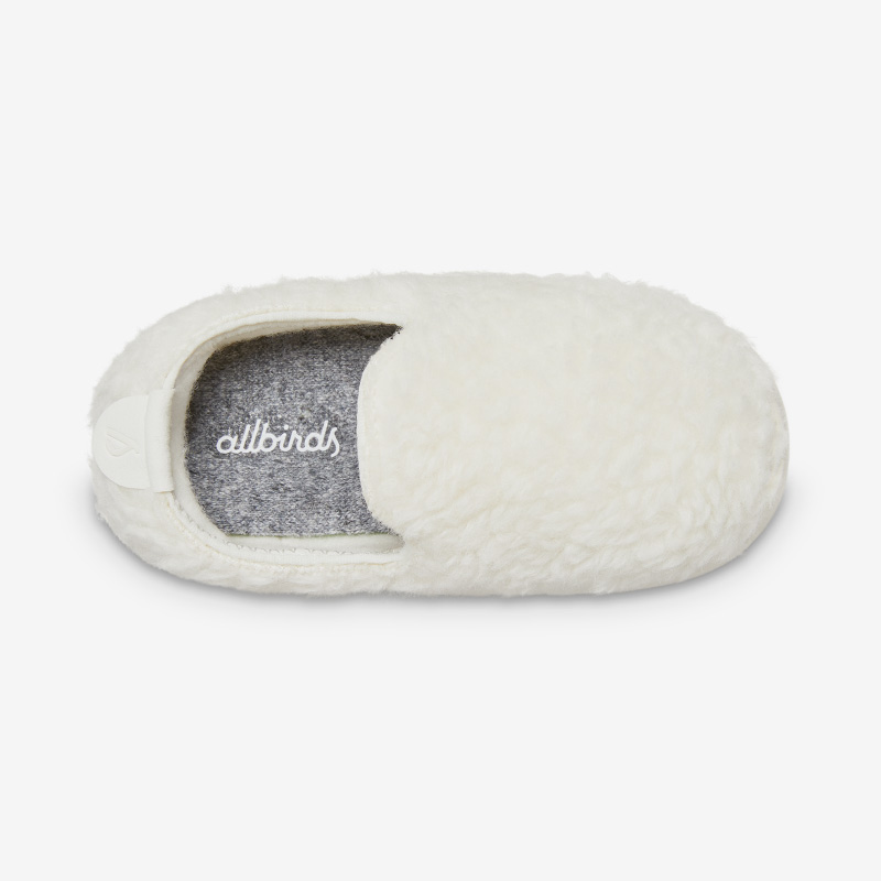 Smallbirds Wool Loungers - Little Kids - Natural White Fluffs ID=U6eIMF7V