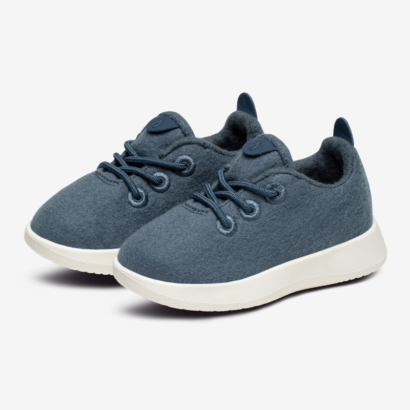 Smallbirds Wool Runners - Little Kids - Calm Teal ID=VQBgPSYf