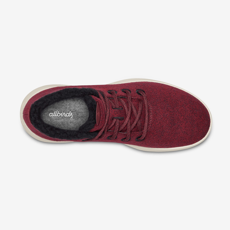 Men's Wool Runner-up Mizzle Fluffs - Thrive Crimson ID=ej0z0UQG