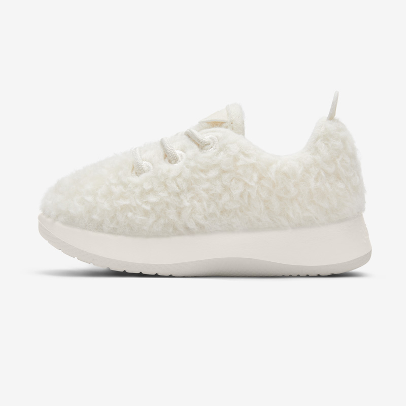 Smallbirds Wool Runners - Little Kids - Natural White Fluffs ID=pjpMjeKt