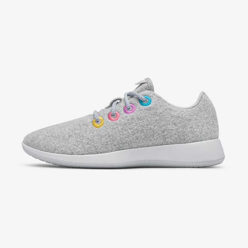 Smallbirds Wool Runners - Big Kids - Light Grey ID=rGWOhuKL