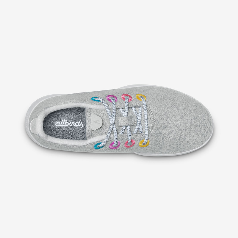 Smallbirds Wool Runners - Big Kids - Light Grey ID=rGWOhuKL